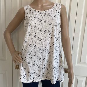 Old Navy Womens L Palm Tree Tank Top. Everywear. Beach tank.